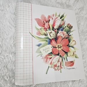 Hallmark Floral Notebook with Pink and Green  Design Live Show Giveaway 1-14-26